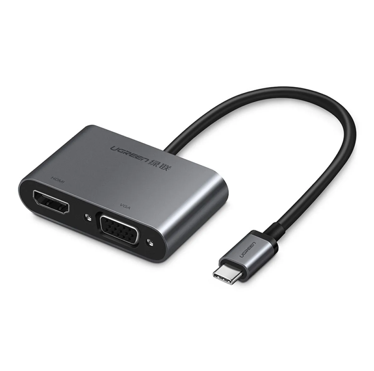 مبدل usb-C به VGA/HDMI یوگرین مدل CM162-50505