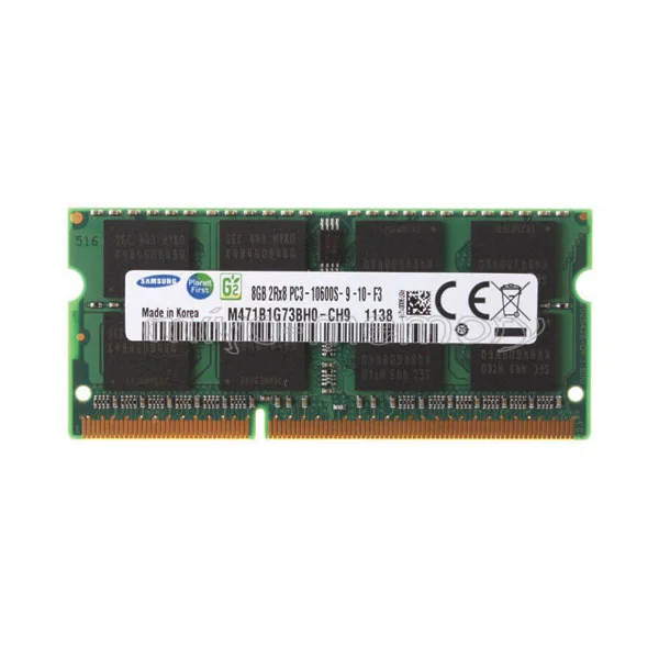 رم لپ تاپ DDR3 تک کاناله 1333 مگاهرتز CL19 سامسونگ مدل ch9 ظرفیت 8 گیگابایت