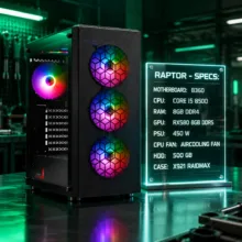 کامپیوتر دسکتاپ گیم مکس مدل Raptor