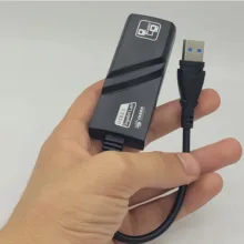 مبدل USB۲.0 به LAN شارک مدل ۱۰-۱۰۰ طول ۰.۱ متر