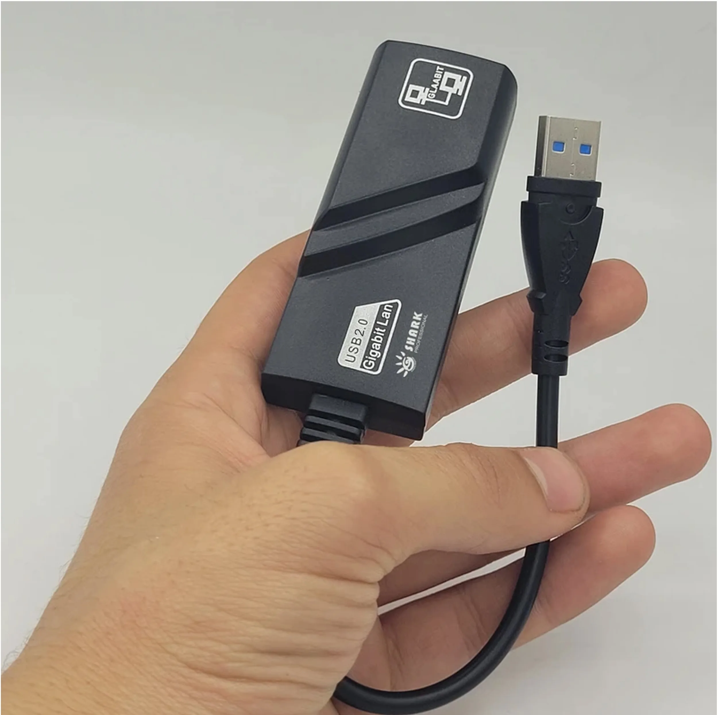مبدل USB۲.0 به LAN شارک مدل ۱۰-۱۰۰ طول ۰.۱ متر