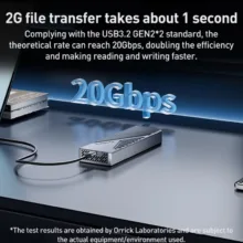قاب SSD M.2 NVMe 20Gbps اوریکو مدل CNM2-G20