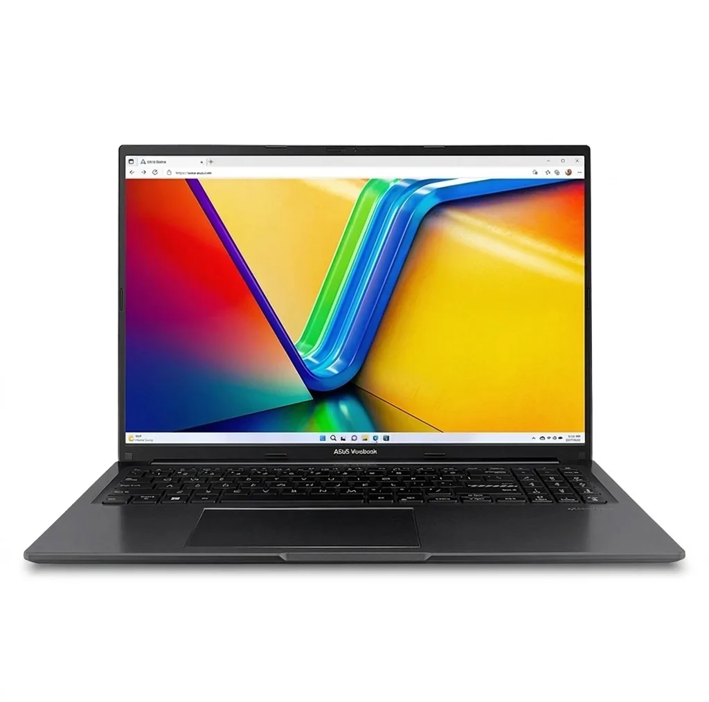 لپ‌تاپ ایسوس مدل Vivobook 16 M1605YA-MB345 با پردازنده Ryzen 7-7730U، رم DDR4 16GB با فرکانس 3200MHz، حافظه SSD با ظرفیت 512GB، نمایشگر 16 اینچ IPS با وضوح Full HD، کاستوم شده