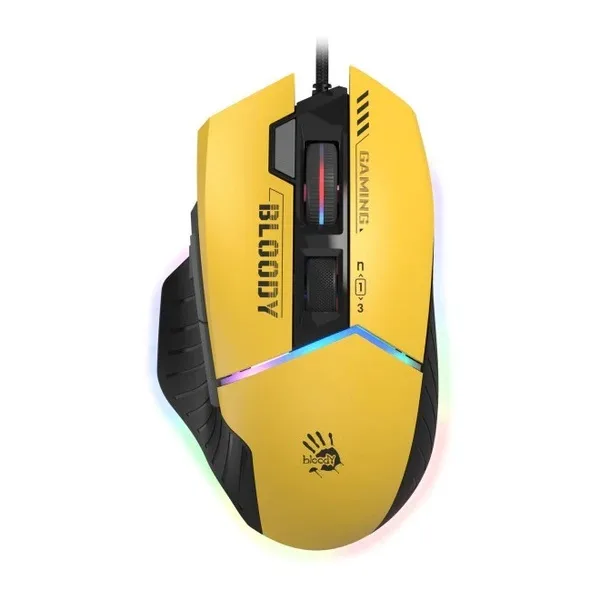 ماوس گیمینگ بلادی مدل  W95 Max Sport Lime Activated