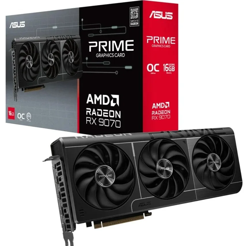 کارت گرافیک ایسوس مدل Prime Radeon RX 9070 16GB GDDR6 OC Edition