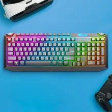 کیبورد گیمینگ گرین مدل GK701-RGB نورپردازی RGB Full-Size