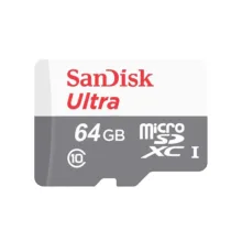 کارت حافظه microSDXC سن دیسک مدل Ultra کلاس 10 استاندارد UHS-I U1 سرعت 100MBps ظرفیت 64 گیگابایت