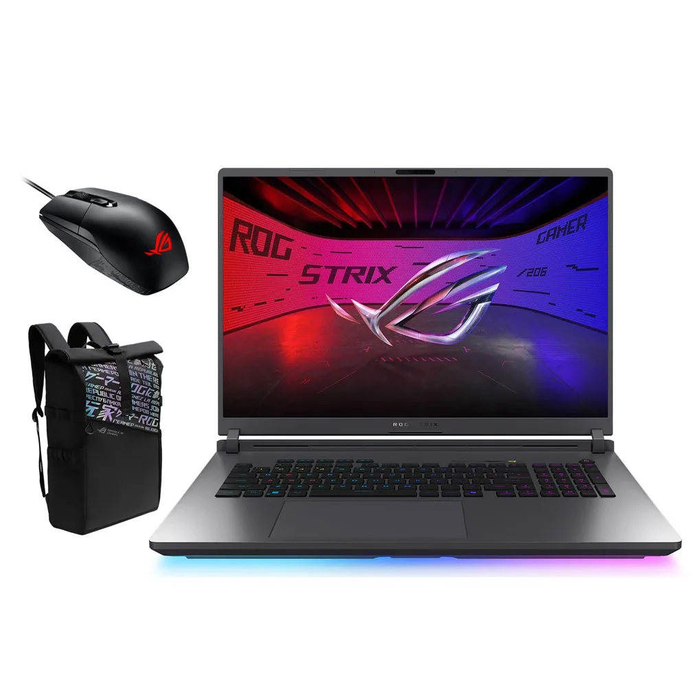 لپ تاپ 18 اینچی ایسوس مدل ROG Strix G18 (2025) G815LR-Core Ultra 9 275HX-RTX5070Ti 12GB-16GB DDR5 5600MHz-512GB SSD-WUXGA 144Hz به همراه کیف و ماوس - کاستوم شده