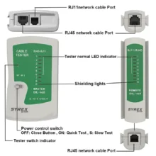 تستر کابل شبکه سایرکس مدل SX-T8M