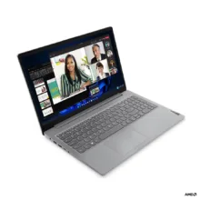 لپ‌تاپ لنوو مدل V15 G4 AMN با پردازنده Ryzen 3-7320U، رم LPDDR5 8GB با فرکانس 5500MHz، حافظه SSD با ظرفیت 256GB، نمایشگر 15.6 اینچ TN با وضوح Full HD