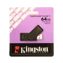 فلش مموری کینگستون مدل Exodia S ظرفیت 64 گیگابایت با رابط USB 3.2