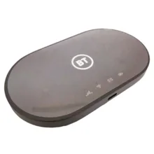 مودم 4.5G قابل حمل آلکاتل مدل BT71 با تکنولوژی Cat6 و Cat7، سرعت دانلود تا 300Mbps، پشتیبانی همزمان از 20 کاربر، وای‌فای دو بانده 2.4GHz و 5GHz، استاندارد IEEE 802.11b/g/n/ac، باتری با شارژدهی 7 تا 8 ساعت و قابلیت ارسال SMS