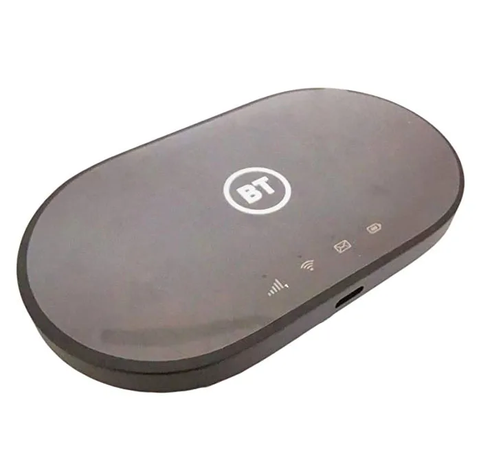 مودم 4.5G قابل حمل آلکاتل مدل BT71 با تکنولوژی Cat6 و Cat7، سرعت دانلود تا 300Mbps، پشتیبانی همزمان از 20 کاربر، وای‌فای دو بانده 2.4GHz و 5GHz، استاندارد IEEE 802.11b/g/n/ac، باتری با شارژدهی 7 تا 8 ساعت و قابلیت ارسال SMS