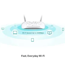 مودم روتر VDSL/ADSL بی‌سیم 300Mbps تی پی-لینک مدل TD-W9970