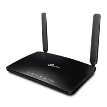مودم 4.5G تی پی-لینک مدل Archer MR600 V2 با پشتیبانی از شبکه 4G+، سرعت انتقال تا 300 مگابیت، آنتن جداشونده، فرکانس 2.4 و 5 گیگاهرتز، اتصال همزمان 64 دستگاه و 4 پورت گیگابیتی LAN