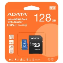 کارت حافظه microSDHD ای دیتا مدل Premier کلاس 10 استاندارد UHS-I U1 سرعت 100MBps ظرفیت 128 گیگابایت