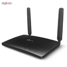مودم روتر بی‌سیم تی پی-لینک مدل Archer MR200/AC750_Ver-4 با پشتیبانی از 4G LTE و 3G، دو آنتن خارجی، فرکانس دوگانه 2.4 و 5 گیگاهرتز، سرعت انتقال داده تا 300 مگابیت بر ثانیه، قابلیت اتصال 64 کاربر، پشتیبانی از سیم کارت میکرو و امکانات WPS و کلید روشن/خاموش