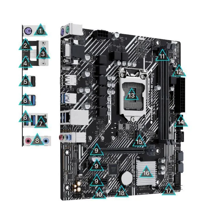 مادربرد ایسوس مدل PRIME H510M-E