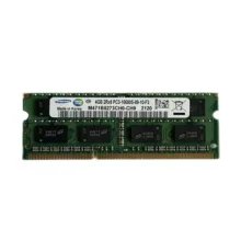 رم لپ تاپddr3 تک کاناله 1333 مگاهرتز cl9  سامسونگ مدل pc3-10600 ظرفیت 4 گیگابایت