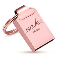 فلش مموری سیویت مدل SEGO ظرفیت 64 گیگابایت با رابط USB 2.0، بدنه فلزی، طراحی بند انگشتی با حلقه آویز، سازگار با گوشی، تبلت، لپ‌تاپ و تلویزیون، سرعت انتقال 30 مگابایت بر ثانیه