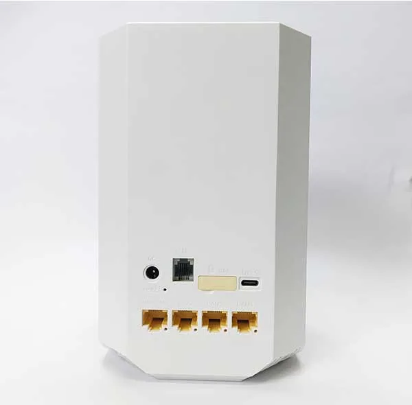 مودم روتر 5G خانگی دو مدل X28 BUSINESS با پشتیبانی شبکه‌های 3G/4G/4.5G/5G، قابلیت تجمیع باند، پنل سوپر ادمین دائمی، خروجی تلفن و پورت‌های RJ-45 و USB Type-C، آداپتور برق