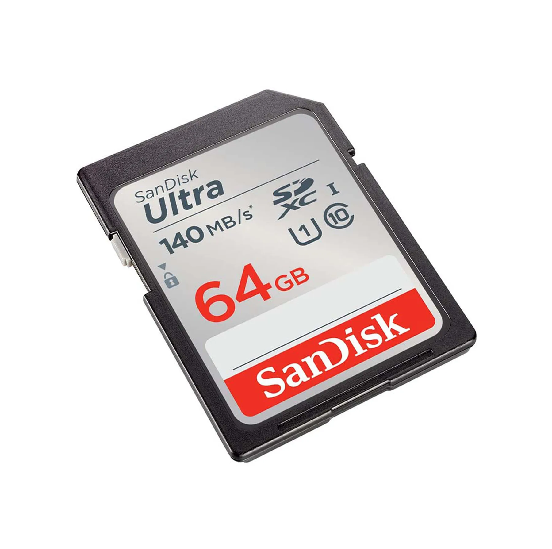 کارت حافظه SDXC سن دیسک مدل Ultra کلاس 10 استاندارد UHS-I U1 سرعت 140MBps ظرفیت 64 گیگابایت