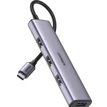 هاب چهار پورت USB-C به USB 3.0 یوگرین مدل CM473