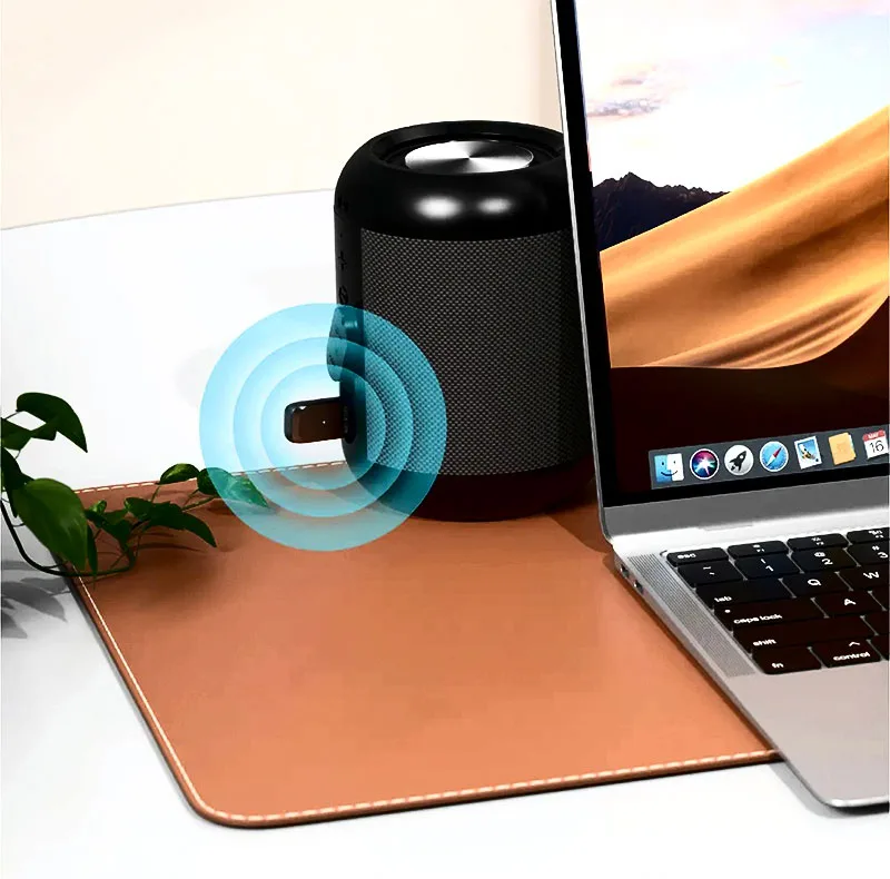 مبدل بلوتوثی گرین لاین مدل Green Lion Zinc Alloy Shell Bluetooth Adapter GNBLTADAPBK
