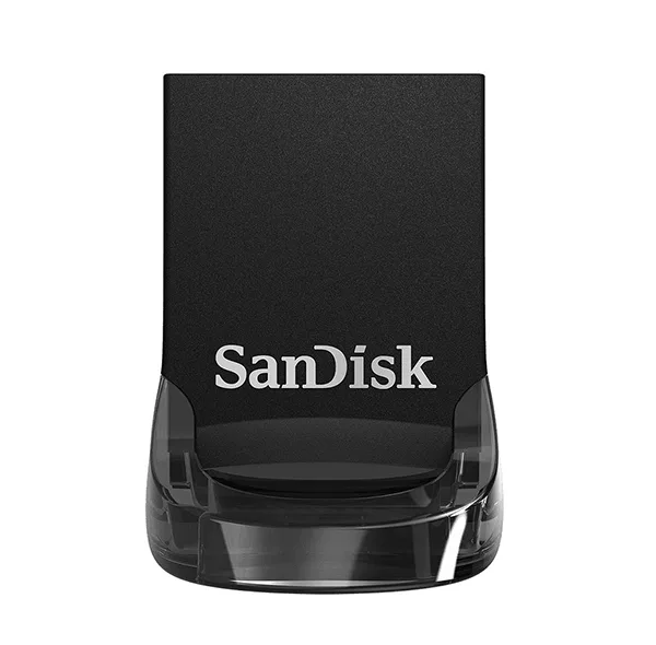 فلش مموری سن دیسک مدل ULTRA FIT CZ430 ظرفیت 512 گیگابایت با رابط USB 3.1 فوق‌سریع، طراحی فوق‌کوچک، نرم‌افزار امنیتی SanDisk SecureAccess و قابلیت بازیابی فایل RESCUEPRO Deluxe، مناسب ضبط خودرو و تلویزیون