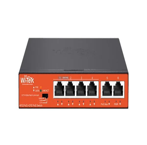 سوئیچ POE شش پورت وایتک مدل WI-PS205(V4)