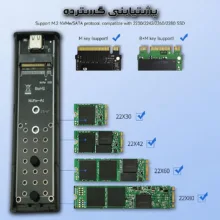 قاب هارد اکسترنال M.2 مدل NVMe SS - TYPE C