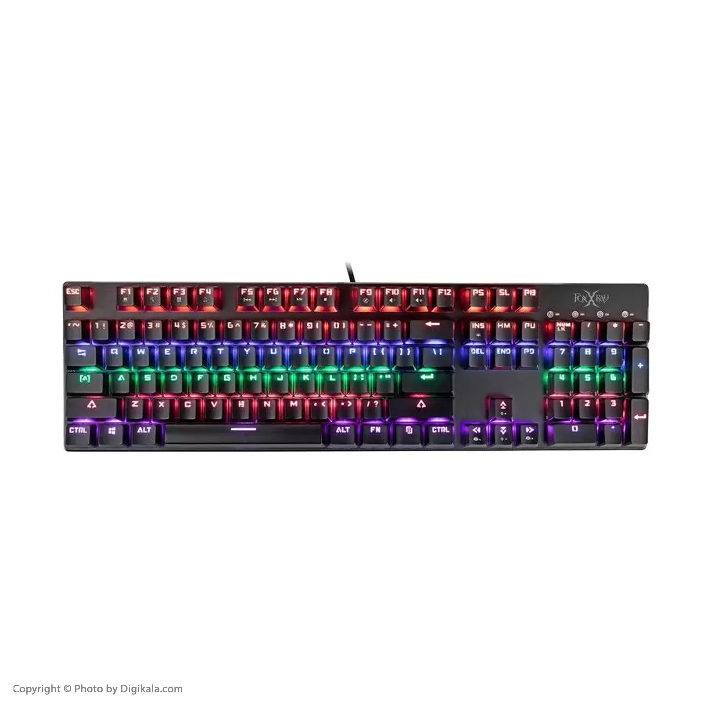 کیبورد مخصوص بازی فاکس ری مدل FXR-HKM-37