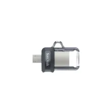 فلش مموری 64 گیگابایت سن دیسک مدل Ultra Dual Drive m3.0 با 2 رابط USB Type-A و MicroUSB، استاندارد USB 3.2 Gen1
