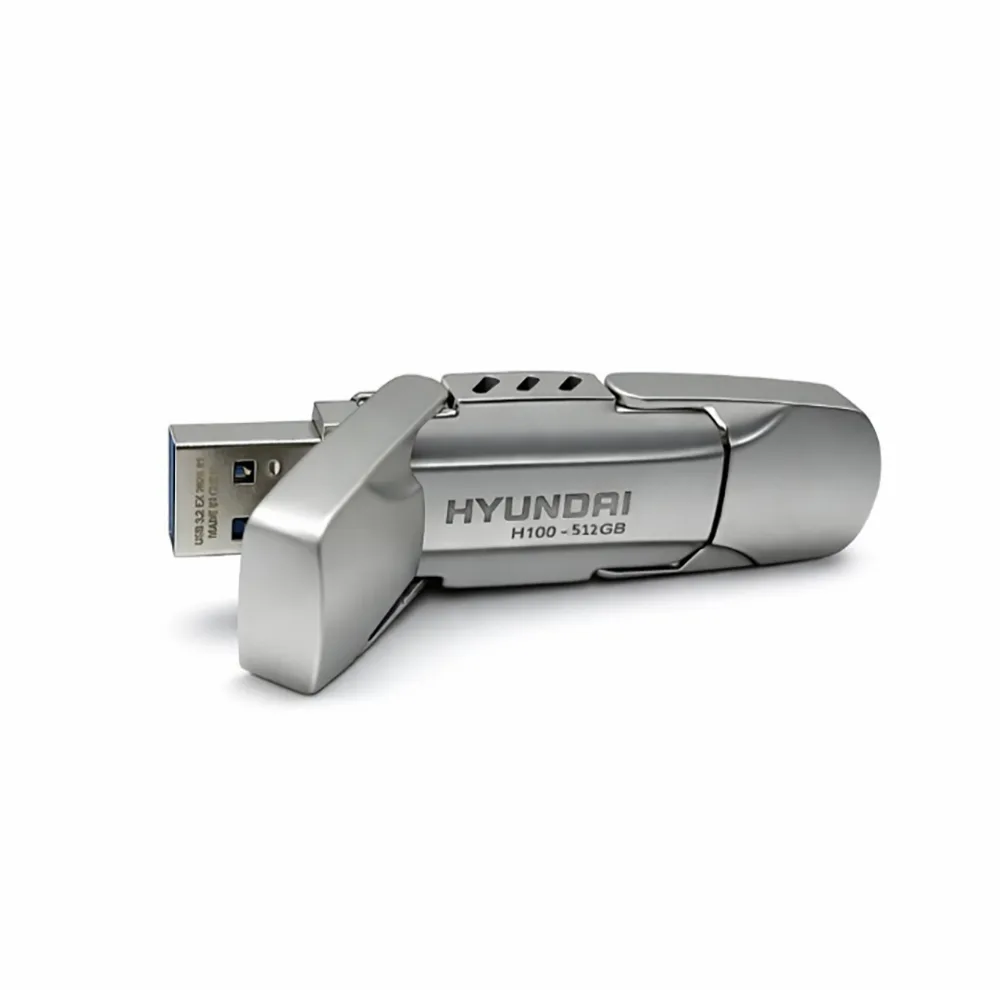 اس اس دی اکسترنال هیوندای مدل H100 ظرفیت 512 گیگابایت رابط USB 3.2 Gen2