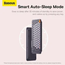 کیبورد بی سیم بیسوس مدل K01A B00955503413 Wireless Tri-Mode
