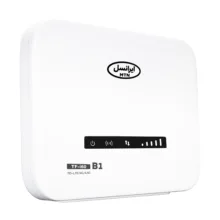 مودم روتر خانگی ایرانسل مدل TF-i60 B1 با پشتیبانی از شبکه نسل 4 ثابت و اینترنت همراه، وای‌فای AC در باند 5 گیگاهرتز، اتصال هم‌زمان 32 کاربر و دو سیم‌کارت FD و TD