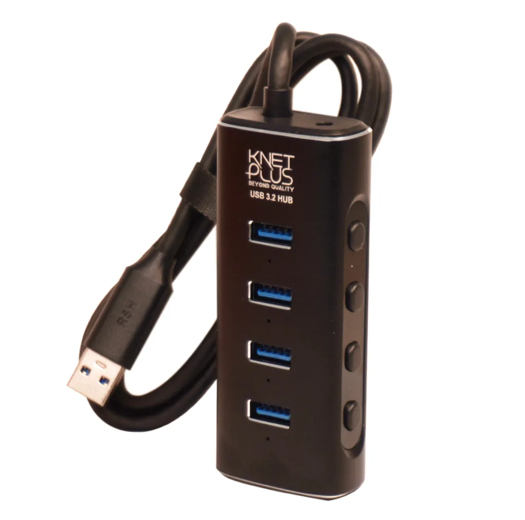 هاب 4 پورت USB 3.1 کی نت پلاس مدل KP-HA34