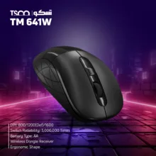 ماوس بی سیم تسکو مدل TM 641W