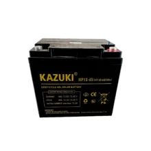 باتری UPS با ولتاژ 12 ولت و شدت جریان 45 آمپرساعت کازوکی مدل HP12-45 GEL