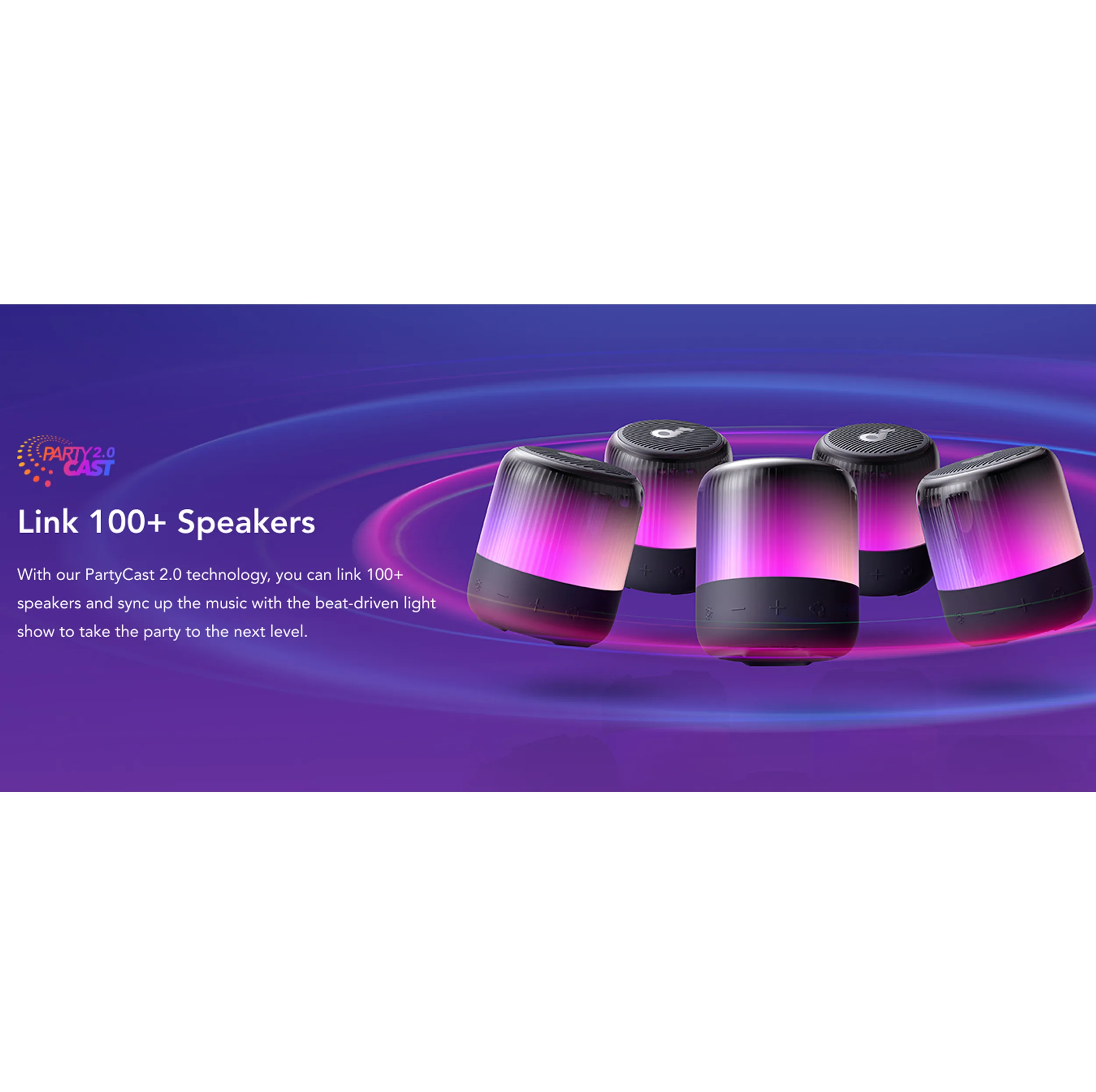 اسپیکر بلوتوثی قابل حمل انکر مدل Glow Mini A3136011