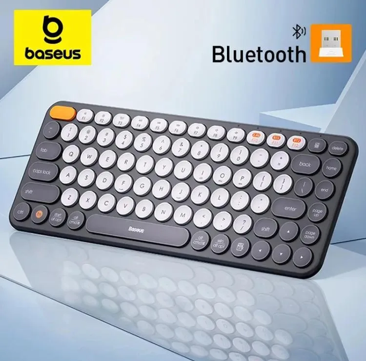 کیبورد بی سیم بیسوس مدل K01A B00955503413 Wireless Tri-Mode