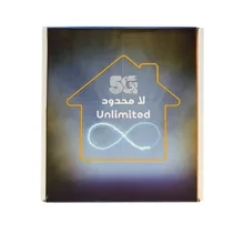 مودم روتر 5G خانگی و اداری عمانتل مدل H155-383 با پشتیبانی هم‌زمان 128 کاربر، اتصال بی‌سیم و با سیم، آنتن داخلی و رابط شیار سیم کارت و RJ-45 WAN/LAN
