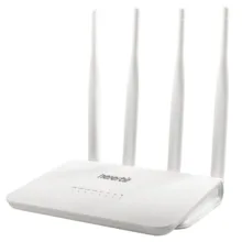 مودم 4G LTE نتربیت مدل NW-431F با پشتیبانی از استاندارد Wi-Fi 4، سرعت 300Mbps در باند 2.4GHz، چهار پورت LAN برای اتصال سیمی پایدار و منبع تغذیه آداپتور برق