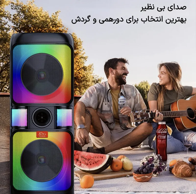 اسپیکر بلوتوثی قابل حمل مدل ZQS8268
