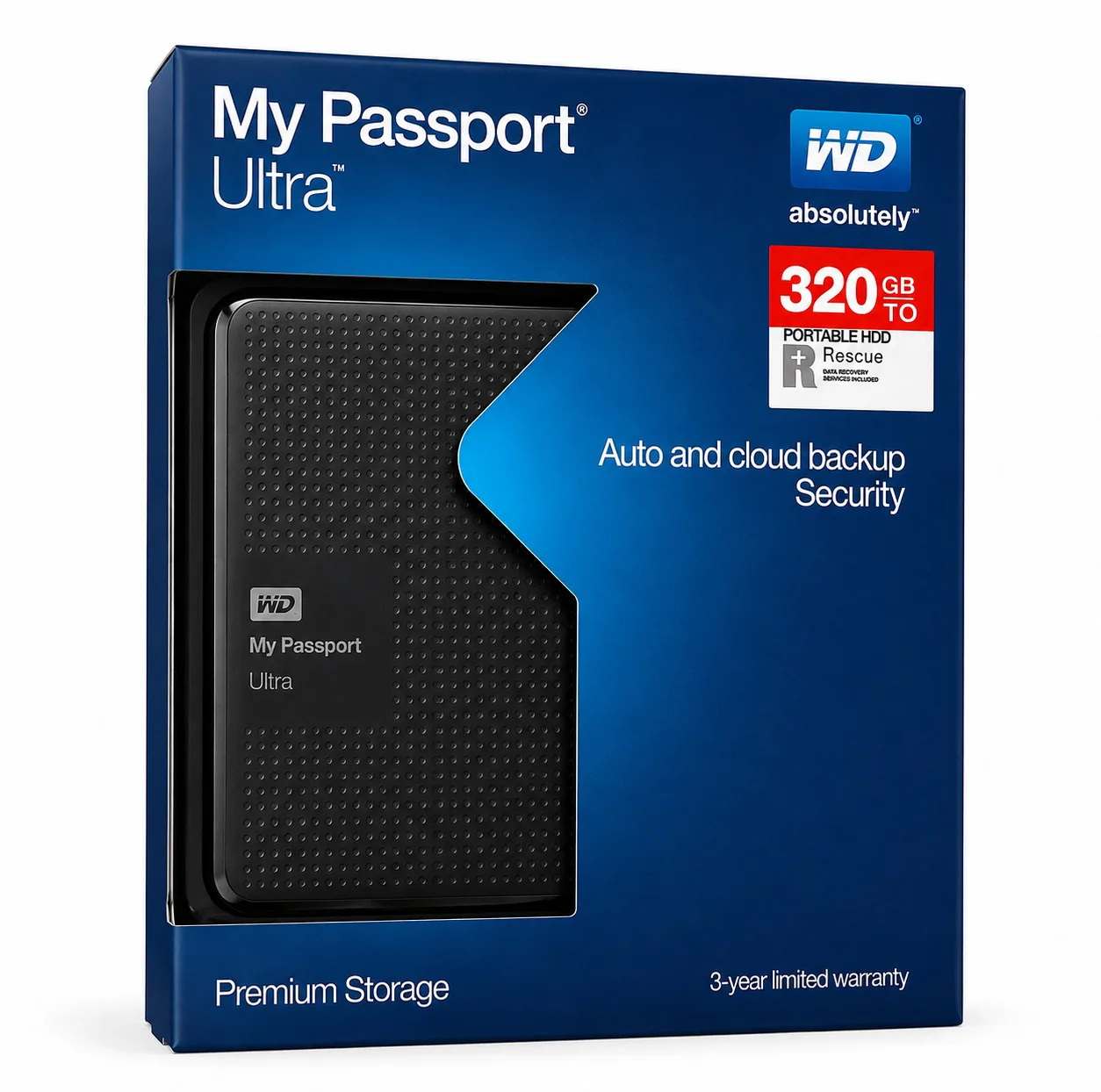 فلش مموری مدل WDBUZG0010BBK-CESN ظرفیت 320 گیگابایت با رابط USB 3.0