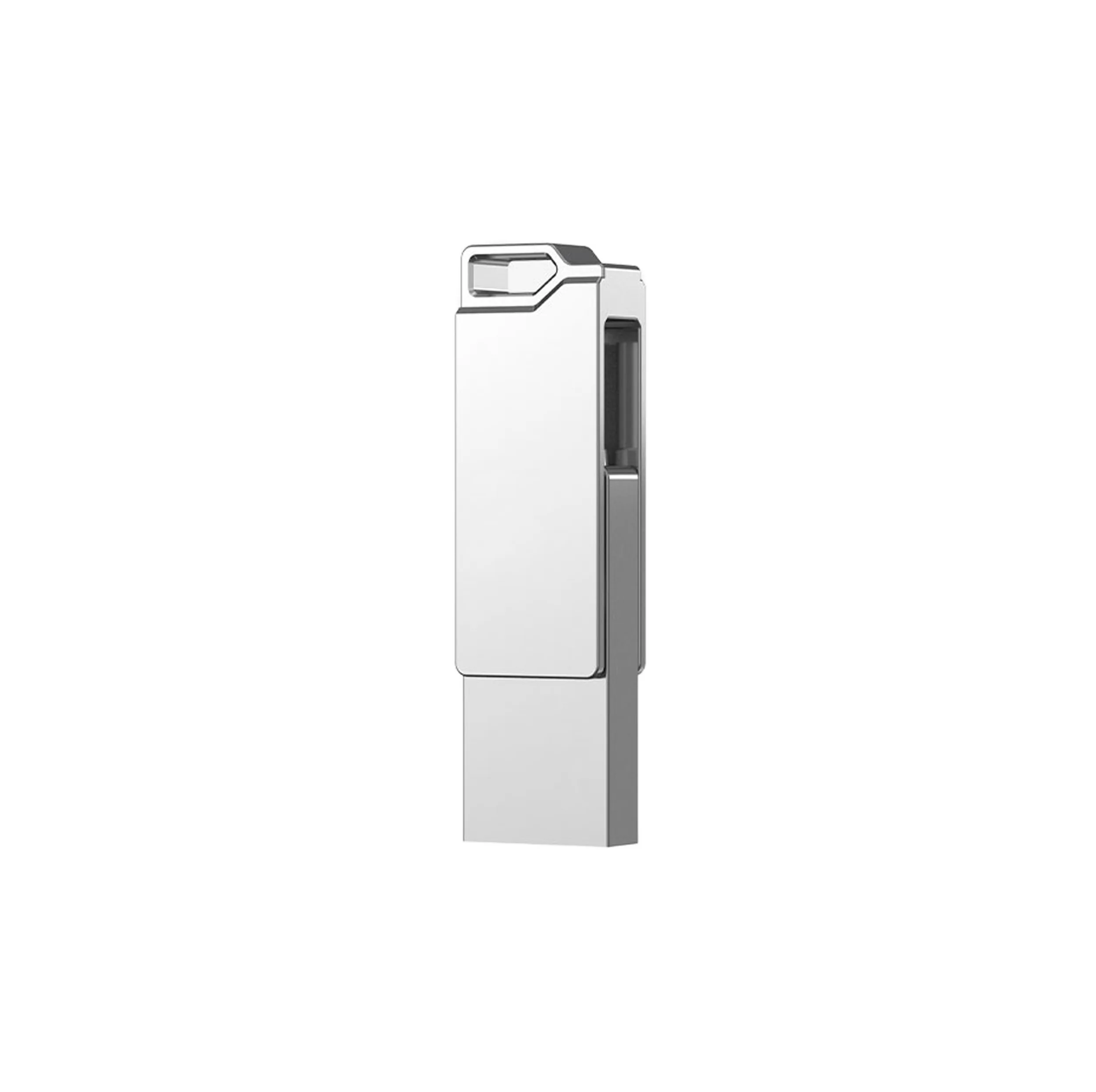 فلش مموری 64 گیگابایت هایک سمی مدل E327C SYNC USB3 با رابط USB و USB-C، سرعت خواندن تا 150 مگابایت بر ثانیه، سرعت نوشتن تا 45 مگابایت بر ثانیه و مقاومت در برابر آب