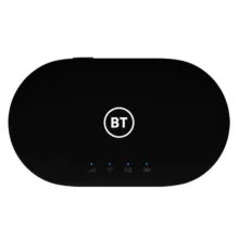 مودم 4.5G قابل حمل آلکاتل مدل BT71 با تکنولوژی Cat6 و Cat7، سرعت دانلود تا 300Mbps، پشتیبانی همزمان از 20 کاربر، وای‌فای دو بانده 2.4GHz و 5GHz، استاندارد IEEE 802.11b/g/n/ac، باتری با شارژدهی 7 تا 8 ساعت و قابلیت ارسال SMS