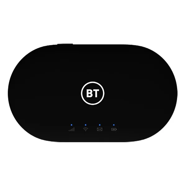 مودم 4.5G قابل حمل آلکاتل مدل BT71 با تکنولوژی Cat6 و Cat7، سرعت دانلود تا 300Mbps، پشتیبانی همزمان از 20 کاربر، وای‌فای دو بانده 2.4GHz و 5GHz، استاندارد IEEE 802.11b/g/n/ac، باتری با شارژدهی 7 تا 8 ساعت و قابلیت ارسال SMS