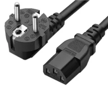 کابل برق 3 پین منبع تغذیه بافو مدل EU-C13 طول 1 متر