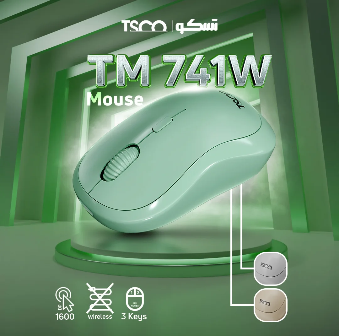 ماوس بی سیم تسکو مدل TM 741W